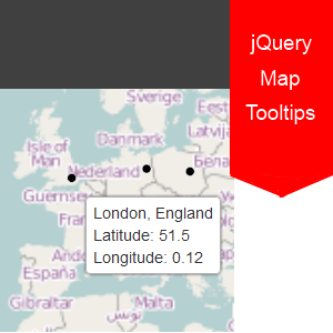 Infragistics jQuery Map Tooltip