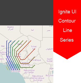 Ignite UI Infragistics Map Contour Line Series JQuery