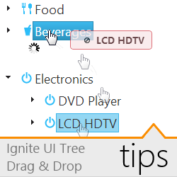 Tips on Drag & Drop with the Ignite UI Tree