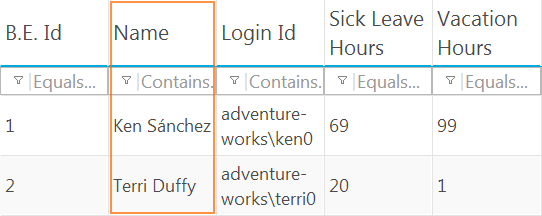Ignite UI jQuery Grid with Unbound column of names from a separate source.