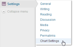 An example of how plugin settings page can look in the admin panel menu.
